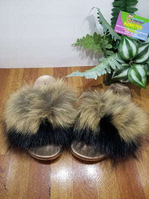 Monster best sale fur slides